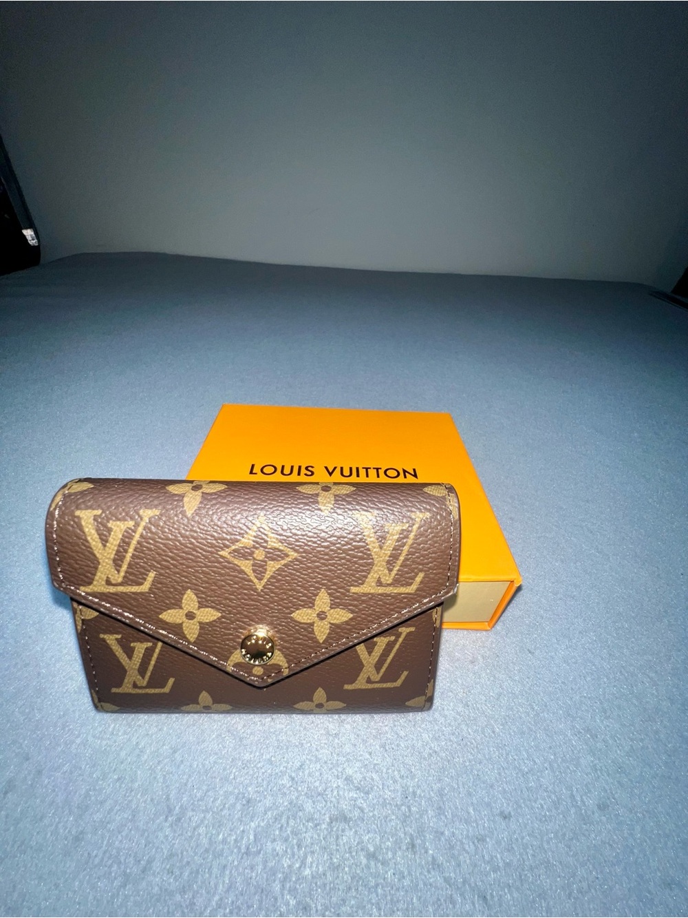 Louis Vuitton Monogram Victorine Wallet Pivoine W/ Box & Dust Bag
